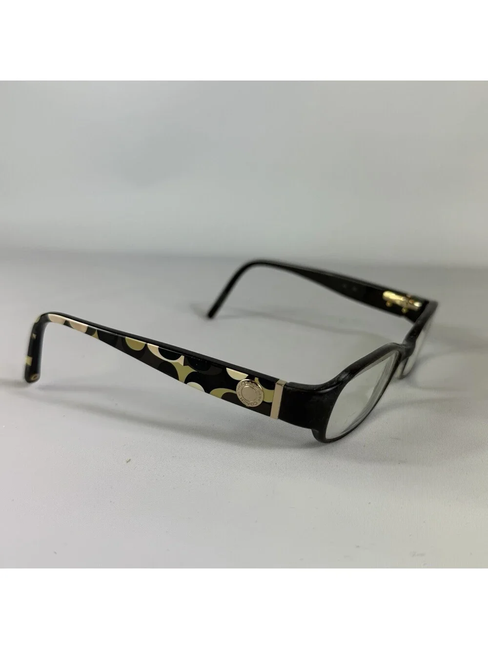 Coach Women's Eyeglasses Bernice (844) Black Rectangular Frame Only 49 15 130